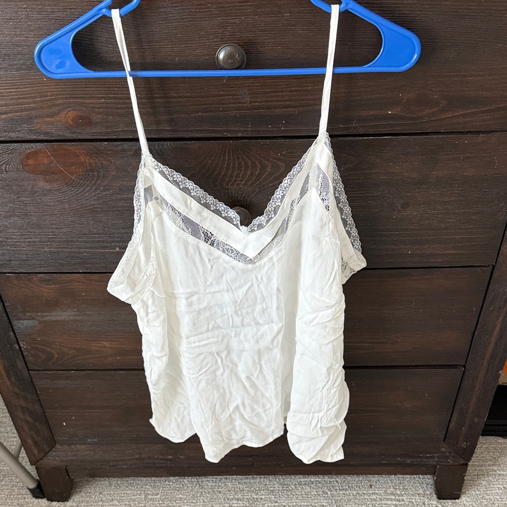 Mittoshop Ivory Lace Cami Top